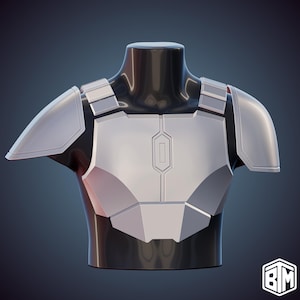The Corpsman - Custom 3D Printable Mandalorian Inspired Torso Armor STL file (Digital Download)