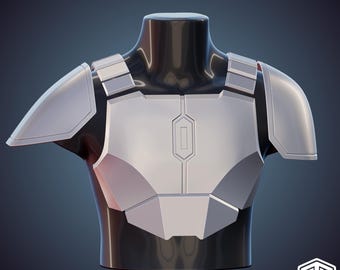 El Corpsman - Archivo STL de armadura de torso inspirado en el Mandaloriano, imprimible en 3D y personalizado