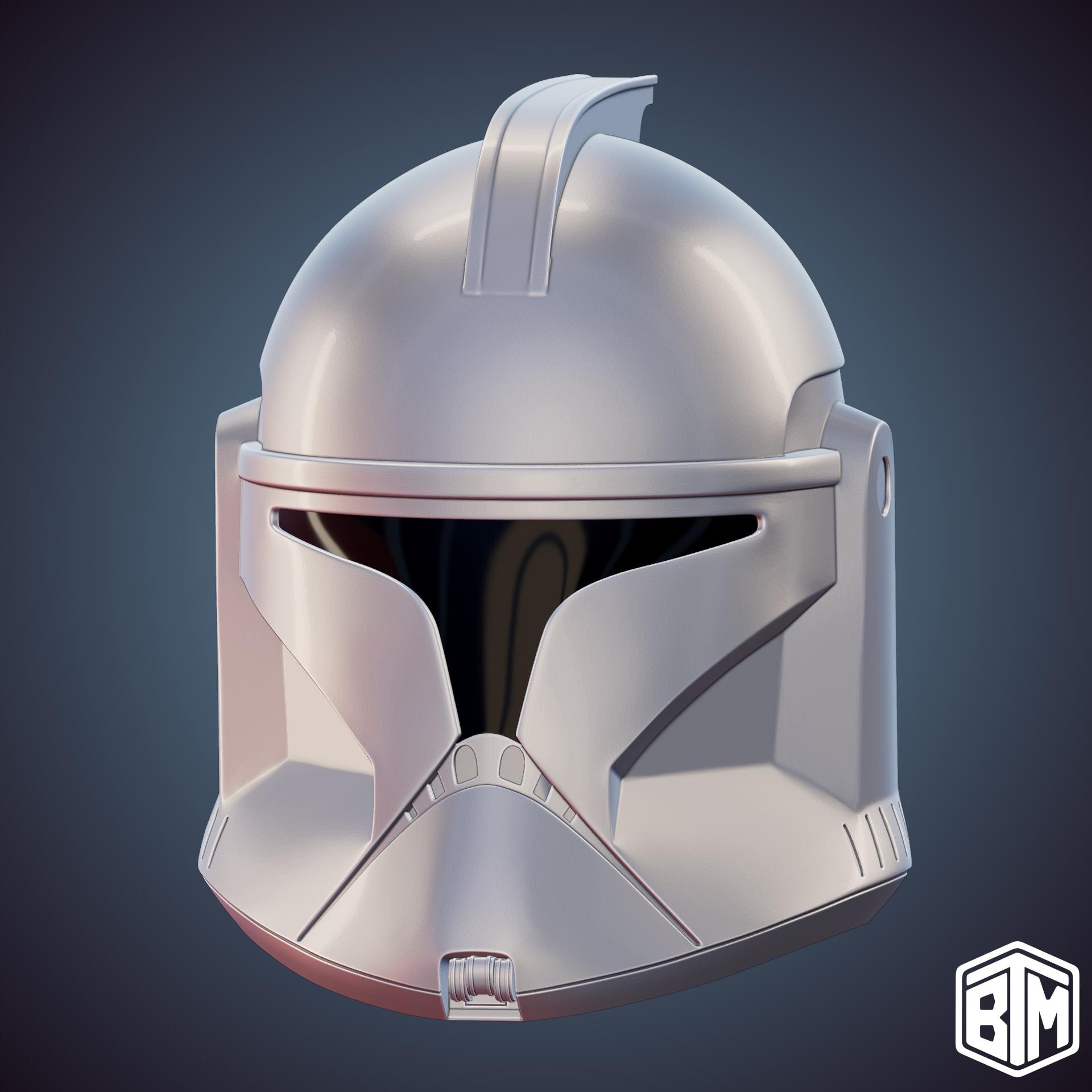 PHASE 2 Clone Trooper Helmet TEMPLATES (for Cardboard) - UK - View #11