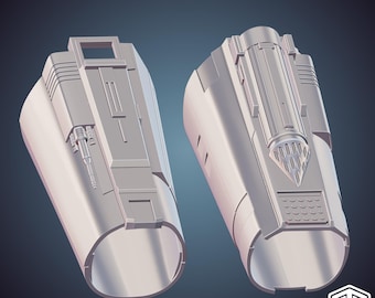 The Mandalorian - Beskar Vambrace / Gauntlet Armor 3D Print STL Files (Din Djarin) (Digital Download)