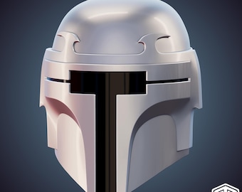 Death Watch Mandalorian Helmet (Jango Fett Open Seasons) 3D Print STL Files (Digital Download)