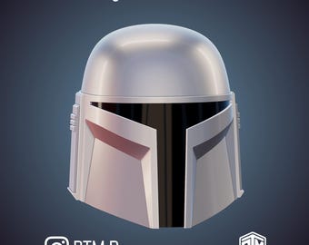 Shadow Collective Mandalorian Grunt Helmet 3D Print STL Files (Darth Maul) (Digital Download)