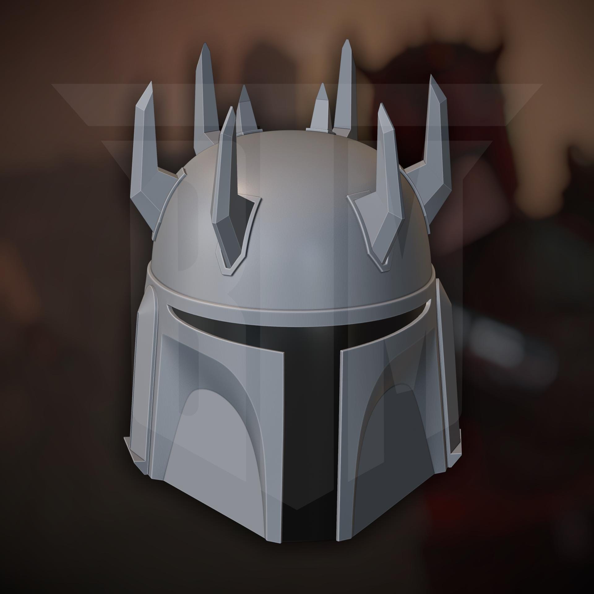 Ahsoka - Mandalorian Supercommando Darth Maul Helmet 3D Print STL