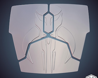 Mandalorian Custom Mythosaur Chest Plate (Book Of Boba Fett style) (Digital Download)