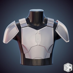 Custom 3D Printable Torso Armor Inspired By The Mandalorian