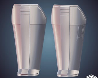 The Mandalorian - Bo Katan / Nite Owl Grunt Shin Armor 3D Print STL Files (Digital Download)