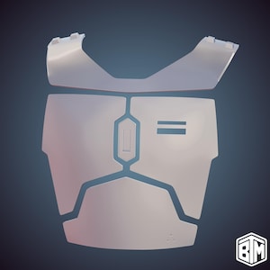 The Book Of Boba Fett / Season 3 Grunt / Axe Woves Chest + Collar Armor 3D Print STL Files (Digital Download)