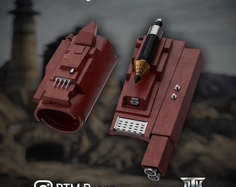 The Mandalorian - Boba Fett / Cobb Vanth "Post Sarlacc / Re-armored" Gauntlet Vambrace 3D Print STL Files (Digital Download)