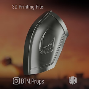 The Mandalorian - Spallacci Din Djarin Beskar, Mudhorn, Pauldron, Armatura, Stampa 3D, File STL