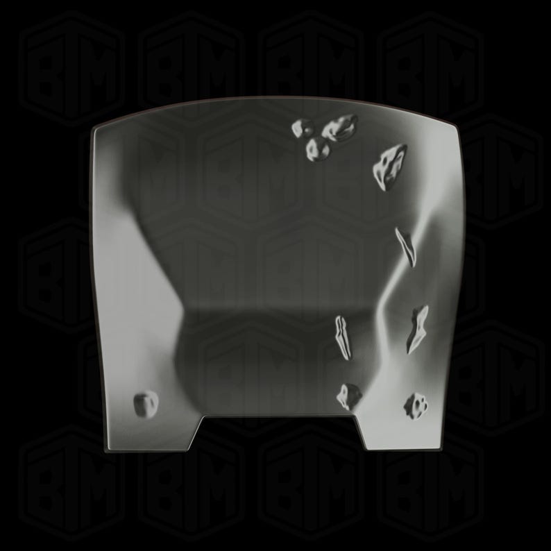 The Mandalorian - Din Djarin Back Plate Armor 3D Print STL Files (Digital Download) image 3