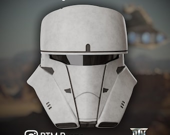 Rogue One - Imperial Tank Trooper Helmet 3D Print STL Files (Digital Download)