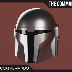 The Commando - Custom 3D Printable Mandalorian Helmet STL file