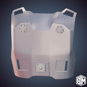 The Book Of Boba Fett / Season 3 Grunt / Axe Woves Back Armor Plate 3D Print STL Files