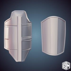 The Mandalorian - Beskar Oberschenkel Rüstung 3D Druck STL Files (Din Djarin)