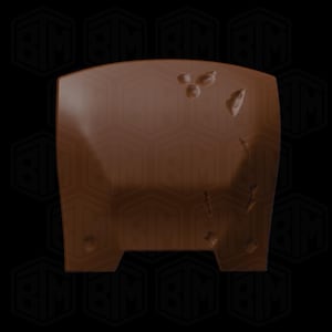The Mandalorian - Din Djarin Back Plate Armor 3D Print STL Files (Digital Download) image 2