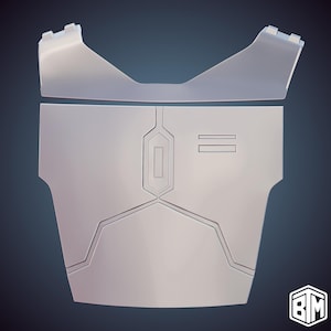 The Mandalorian - Shriek Hawk Covert Chest Armor 3D Print STL Files (Digital Download)