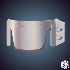 Custom Mandalorian Inspired Knee Plate 3D Print STL Files
