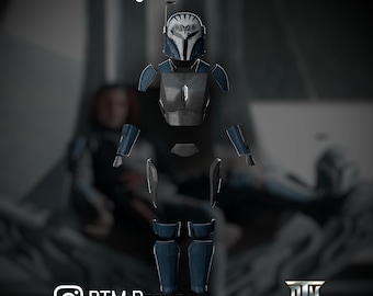 The Mandalorian - Bo Katan Nite Owl Armor 3D Print STL Files (Digital Download)