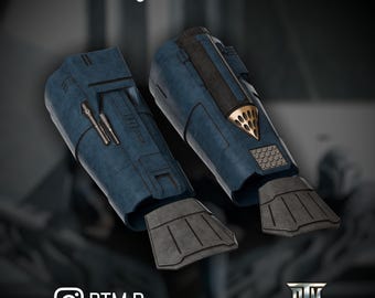 The Mandalorian - Bo Katan / Koska Reeves / Nite Owl Grunt Gauntlet / Vambrace 3D Print STL Files (Digital Download)