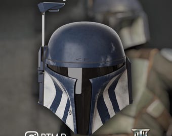 Zero Company - Male Mandalorian / Clan Verminoth Helmet 3D Print STL Files (Digital Download)