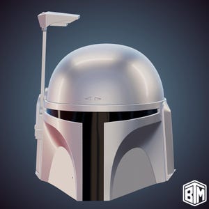 El Ataque de los Clones - Casco mandaloriano de Jango Fett (archivos STL para impresión 3D)