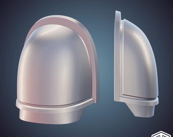 The Knight - Custom 3D Printable Shoulder Armor Inspired By The Mandalorian (Digital Download)