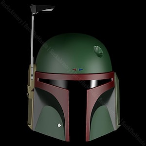 The Book Of Boba Fett - Boba Fett Helmet 3D Print STL Files ( Axe Woves Season 3 )