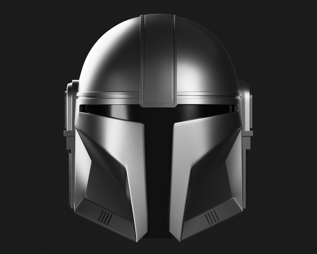 Custom 3D Printable Mandalorian Helmet STL File - Etsy UK