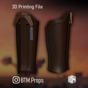 Mandalorianen - Din Djarin Shin / Kalvrustning 3D-utskrift STL-filer