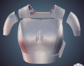 The Mandalorian - Koska Reeves / Season 3 Nite Owl Grunt Torso Armor 3D Print STL Files (Digital Download)
