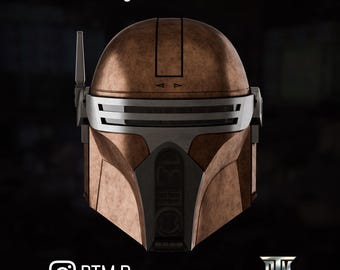 The Venerer - Custom Modular Helmet 3D Print STL Files Inspired by The Mandalorian (Digital Download)