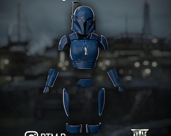 The Mandalorian - Koska Reeves Nite Owl Armor 3D Print STL Files (Digital Download)
