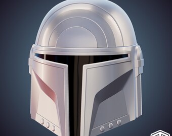 The Blacksmith - Custom 3D Printable Mandalorian Inspired Helmet STL file
