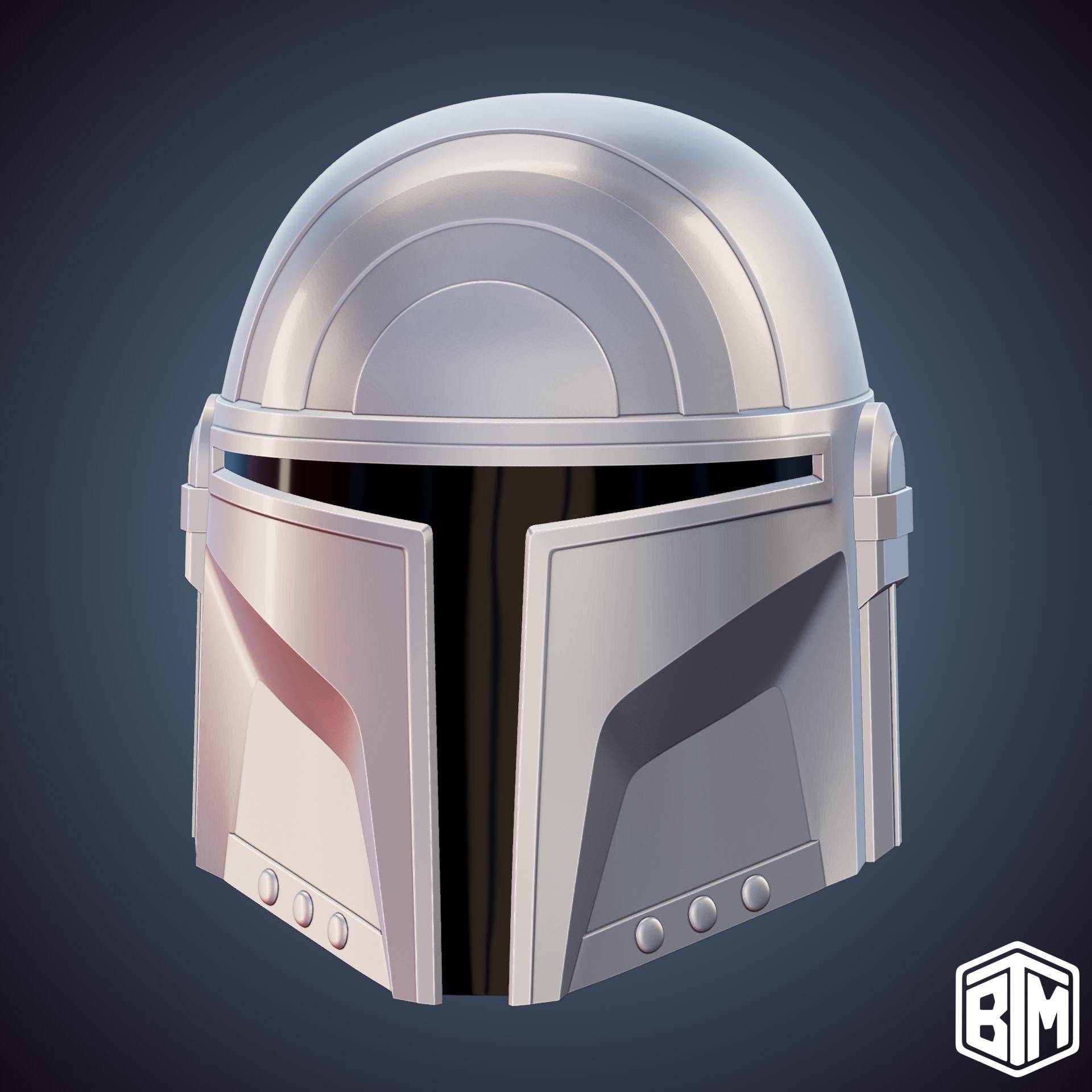 The Blacksmith - Custom 3D Printable Mandalorian Inspired Helmet