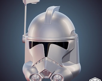 Realistic Phase 1.5 Clone ARC Trooper Helmet 3D Print STL Files (Digital Download)