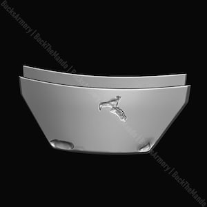 The Mandalorian - Posterior / Butt Plate Armor 3D Print STL Files (Din Djarin / Death Watch / Axe Woves)