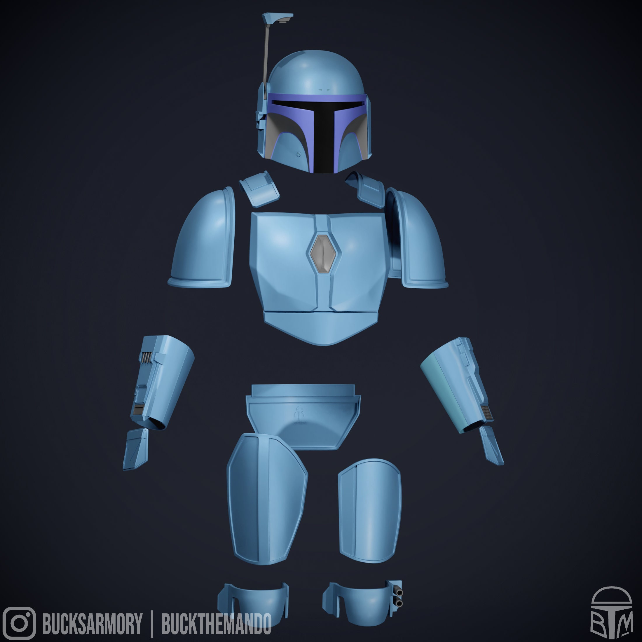 Jetpack - Mandalorian Male (Din, DW, Axe)