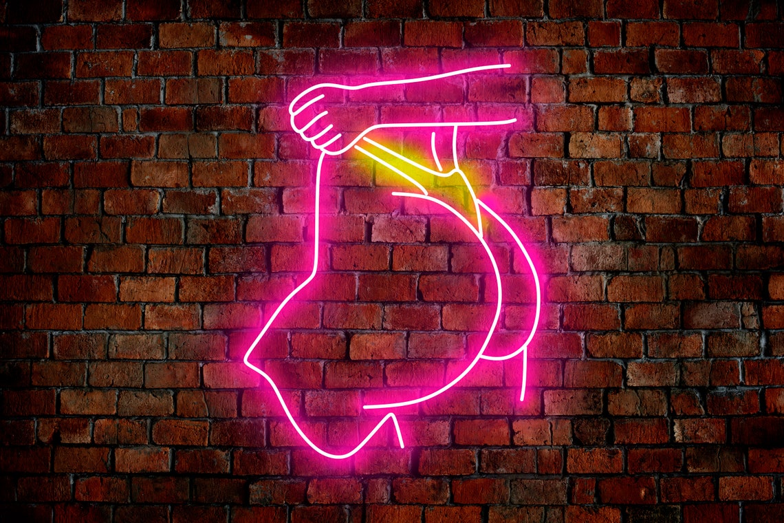 Sexy Girl Neon Signs Home Decor Wall Decor Personalized Etsy 