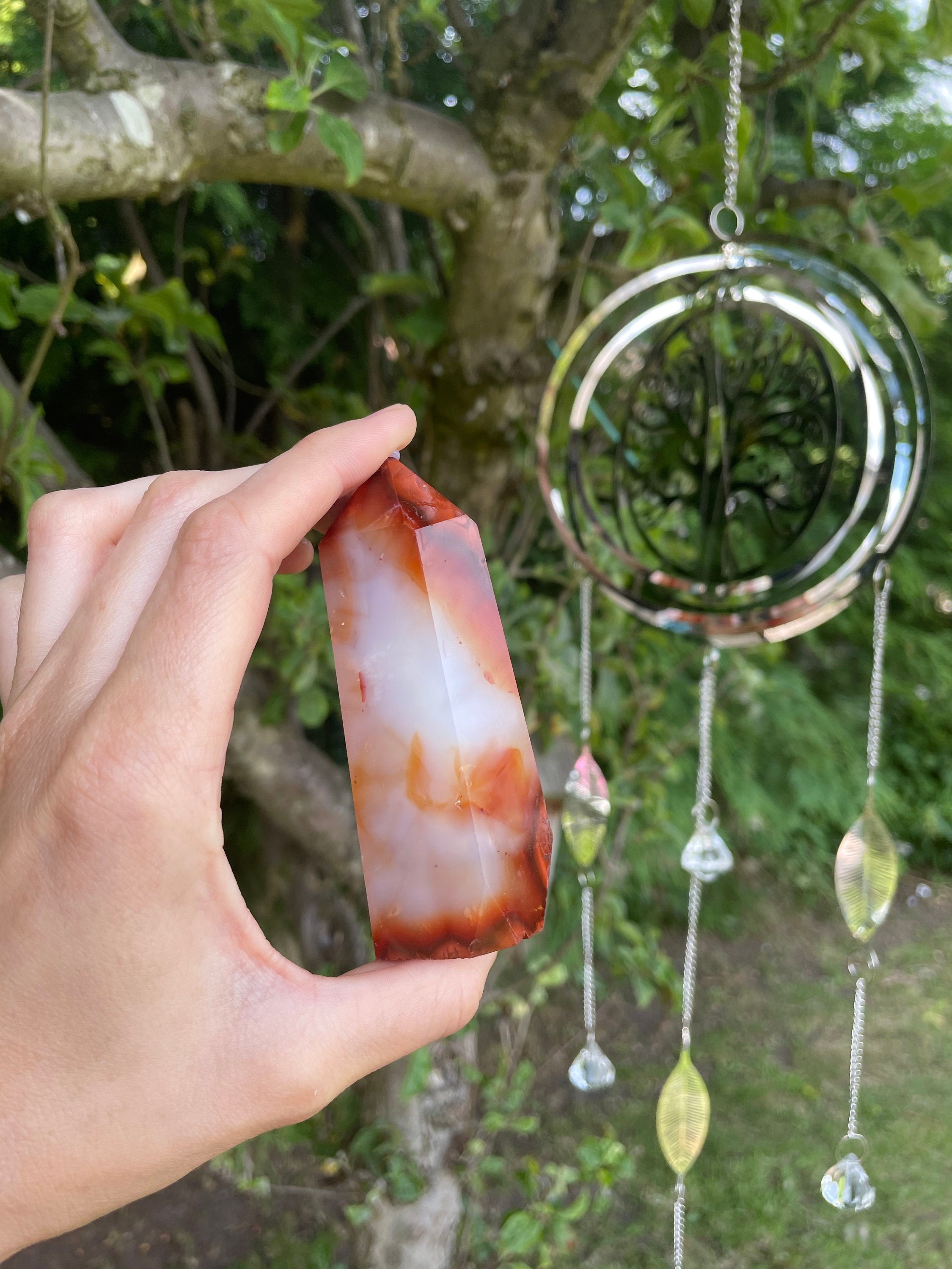 Carnelian Crystal Tower Crystals Natural Mineral Gemstone Etsy