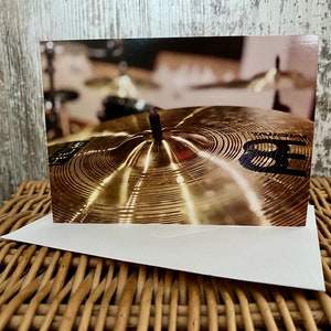 Musician symbols unique instrument equipment band photographyblank all occasions Greeting card