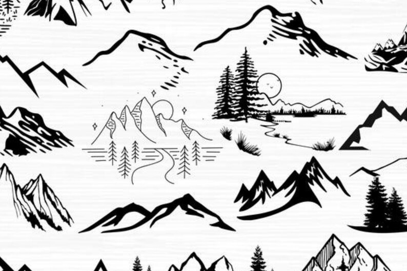 Free Free 262 Mountain Camping Svg SVG PNG EPS DXF File
