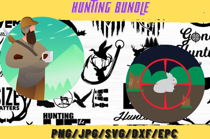 Download Art Collectibles Clip Art Hunting Svg Hunting Bundle Svg Hunting Fishing Svg Hunting Life Svg Hunting Dad Svg Fishing Svg