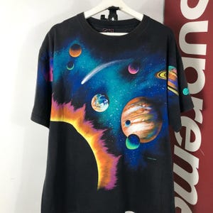 Camiseta vintage Liquid Blue de 1992, Universo Planetas Espacio Azul NASA Oldtee / Camiseta sobrante / Photofolio / Graphictie / Edición Fotofolio Impresión fotográfica imagen 2