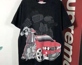 Koszulka hip-hopowa Sohk w stylu vintage lat 90. z kolekcji HARD KNOCKS Dj Bolo