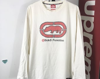 Vintage 90s ecko unltd usa skate hiphop brand / new york streetwear / biglogo / streetwear usa longsleeve XL