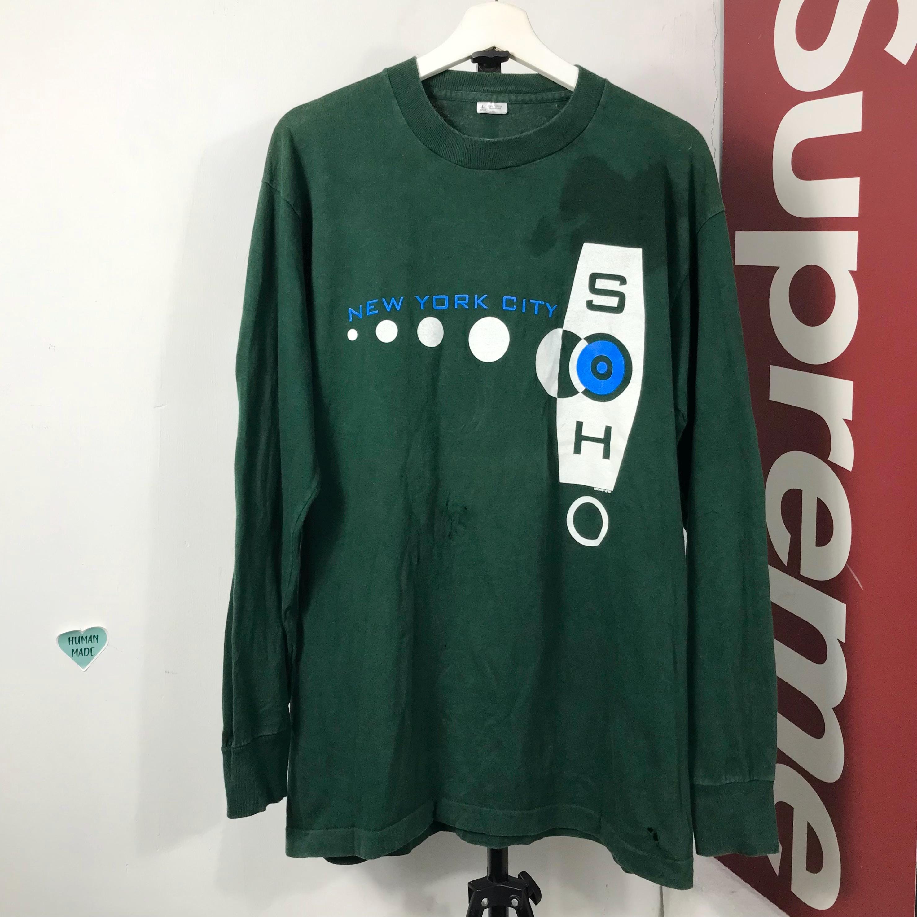 ヴィンテージ スラッシュド SOHO アート ソーホー ニューヨーク 90 