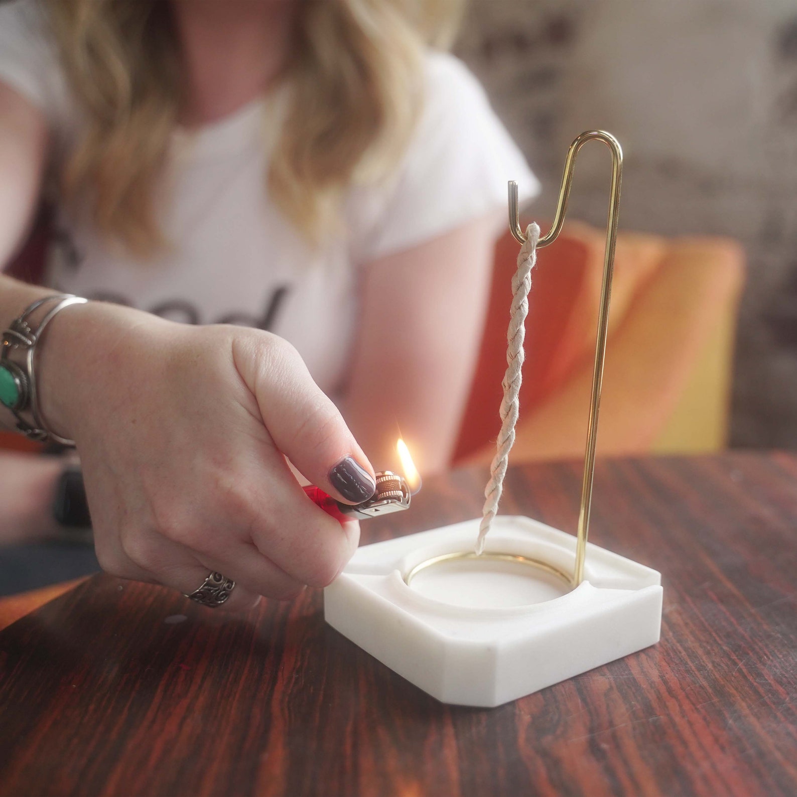 Rope Incense Burner Palo Santos Wood Burner Wellness | Etsy
