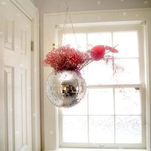 Dado Disco Ball Plant Hanger With Retro Packaging. image 4