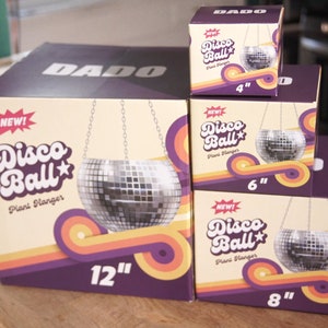 Dado Disco Ball Plant Hanger With Retro Packaging. image 5