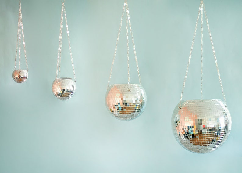 Dado Disco Ball Plant Hanger With Retro Packaging. image 9